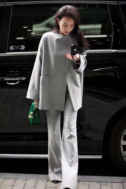 ELLA JADE 高端简约气质外套微喇裤套装 14778 商品图0