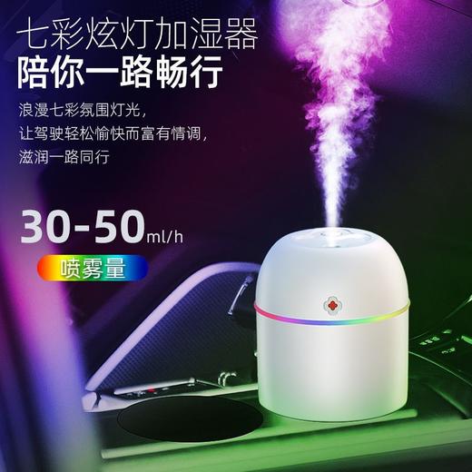 【是加湿器！更是幸运的艺术品】幸运草加湿器迷你usb车载家用桌面办公室香薰加湿器礼品。ry 商品图2