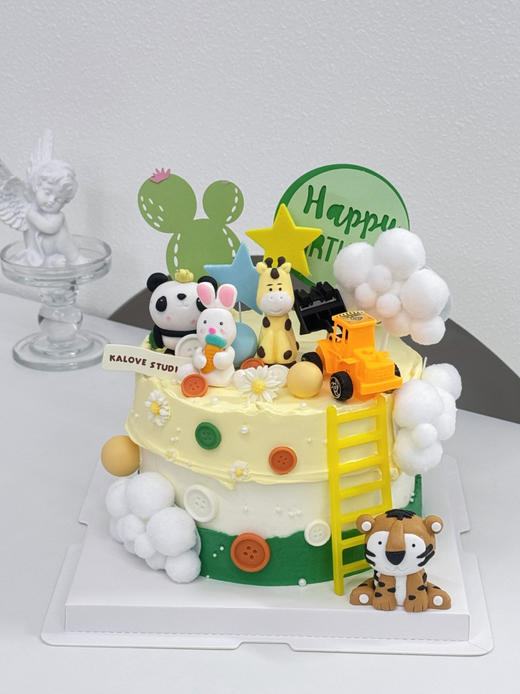 动物园童趣周岁蛋糕 商品图1