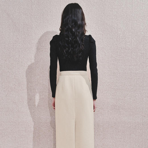 盘扣贵雅新中式2024套头针织上衣修身显瘦女 商品图4