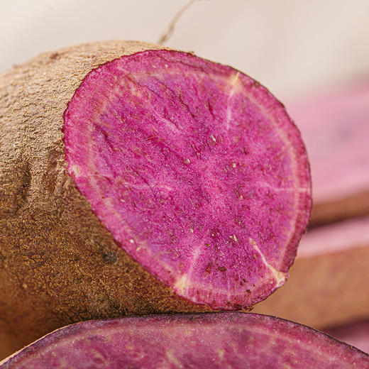 山东沙地有机紫金蜜薯流心紫薯/金瑶蜜薯榴莲地瓜4.5斤装 商品图1