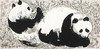 吴冠中|《熊猫二》——综合版（水墨） 商品缩略图1