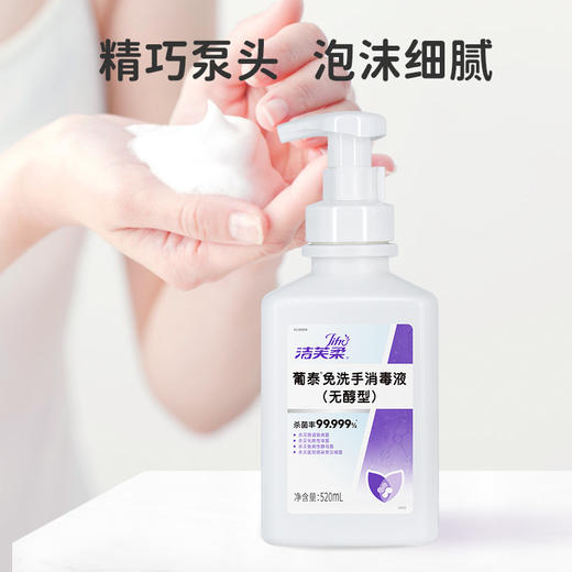 洁芙柔医护同款免洗洗手液泡沫消毒无醇无刺激抑菌酒精儿童抗甲流 商品图5