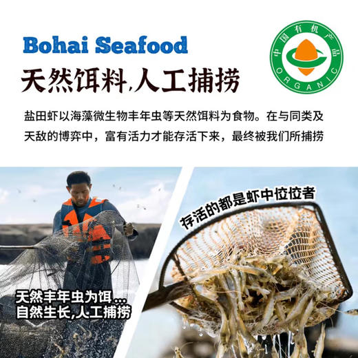 俏虾客 有机虾仁 500g/盒*3盒 商品图5
