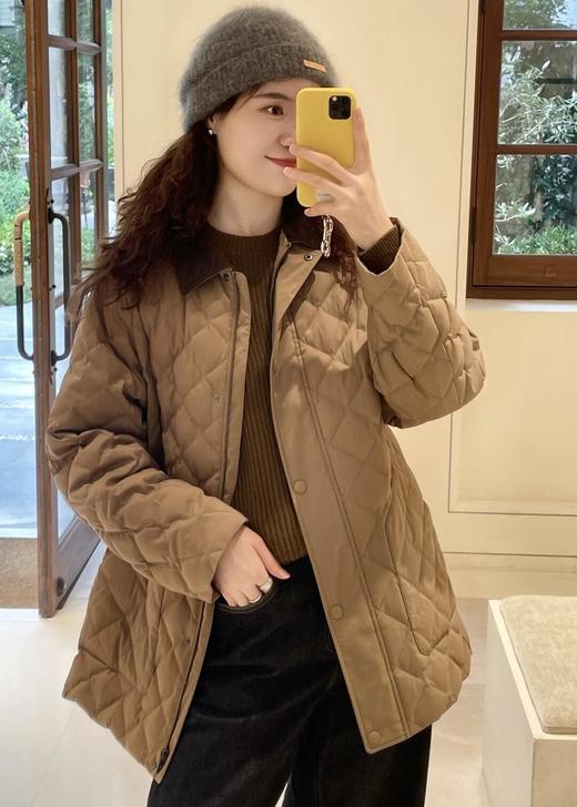 【高品质私服】【IC平纹混纺毛羽绒服】面料精致光滑有弹性，线条流畅，色彩柔和～【无标出货 介意慎拍】 商品图1