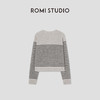 ROMI STUDIO“温暖已至”美利奴绵羊毛混纺软糯条纹毛衫RW24WSG1079 商品缩略图1