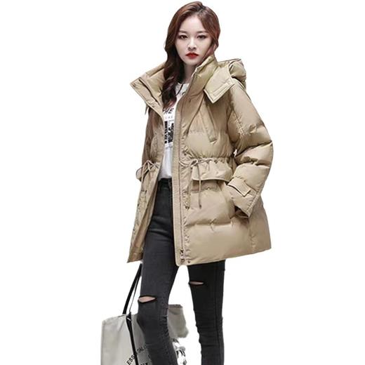 雀说羽绒服女中长款休闲收腰显瘦白鸭绒外套ALF9230 商品图4