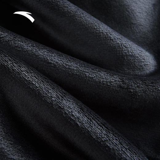 安踏（ANTA）运动长裤女冬季新款密暖绒保暖纯棉黑色运动裤卫裤162447312N 商品图4