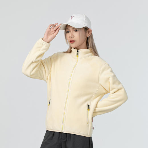 【断码清仓】雀说奥粒绒外套抓绒卫衣新款立领开衫休闲珊瑚绒抓绒衣AL186 商品图7