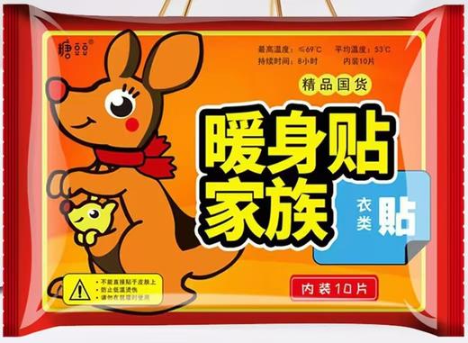 【9.9元会员福利】袋鼠宝宝暖贴10片装 商品图0