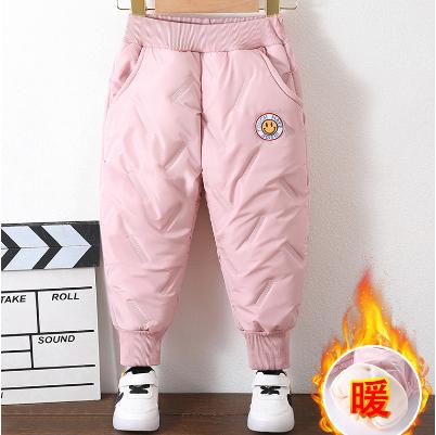 儿童棉裤三层加绒加厚女宝宝冬季外穿防风保暖裤中小童90-140cm 商品图0