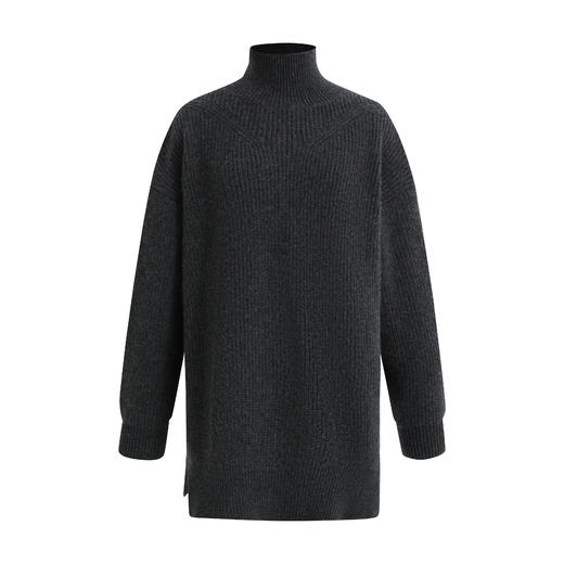 MAISON COVET 纯山羊绒半高领绞花上衣外套 商品图9