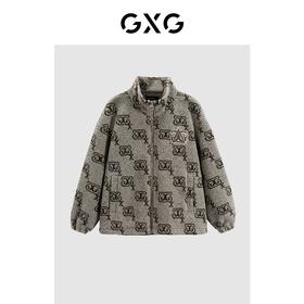 【海信嘉年华】GXG男装多色仿羊羔毛立领夹克冬季GEX12128514