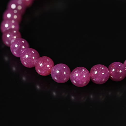 腓尼基蜻蜓眼琉璃珠+民国天然红宝石手串 商品图6