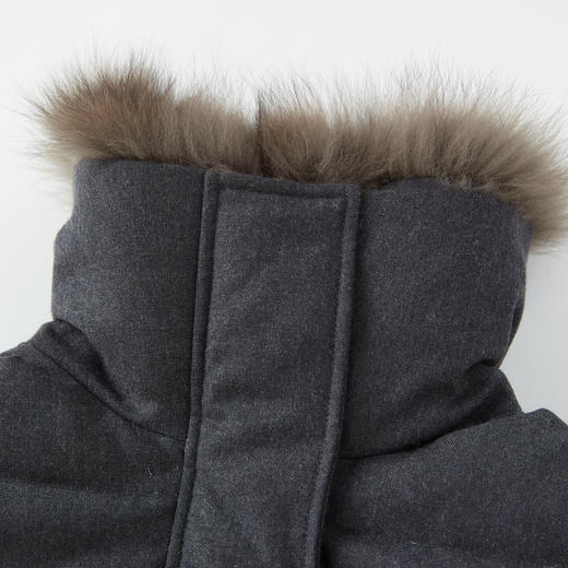 ROMI STUDIO90白鹅绒 绵羊毛混纺拼狐狸毛毛领羽绒服 RW24WW70961 商品图2