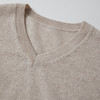 ROMI STUDIO“感知秋意”山羊绒绵羊毛混纺V领短袖毛衫 RW24SS00959 商品缩略图2