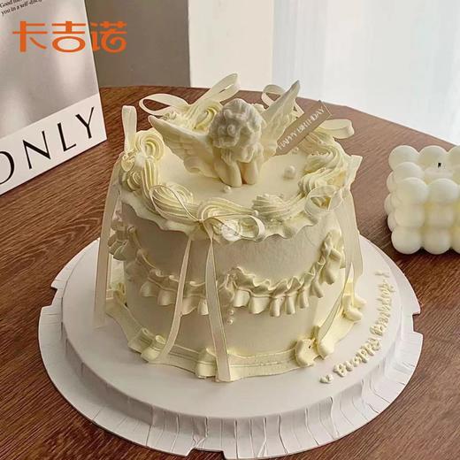 8英寸天使安佳动物奶油生日蛋糕8选1 商品图2