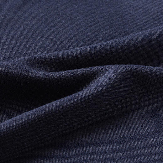 【羊毛蚕丝混纺 磨毛保暖】罗蒙秋冬长袖POLO衫男士磨毛半拉链保暖polo衫男长袖t恤 商品图8