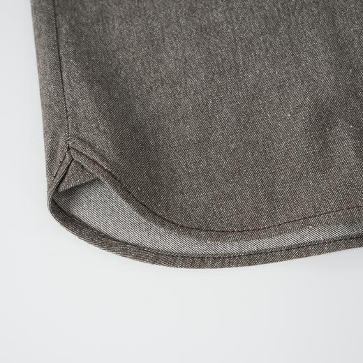 ROMI STUDIO“松弛随性” 亚麻棉混纺麻结肌理感套头衬衣 431T5086 商品图3