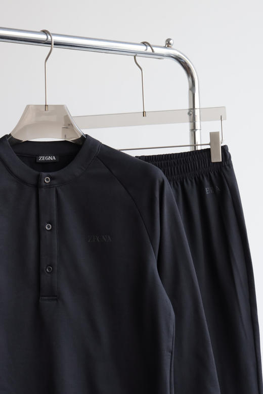 E.Z 秋冬加绒弹力 保暖内衣家居服套装 长袖+长裤 PJ943 商品图4