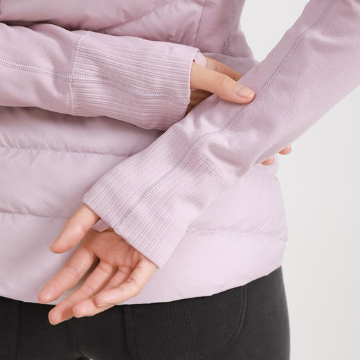 官网1060！lu家同款90%白鸭绒轻盈保暖羽绒服女 秋冬防风立领轻暖修身休闲短款外套 商品图5