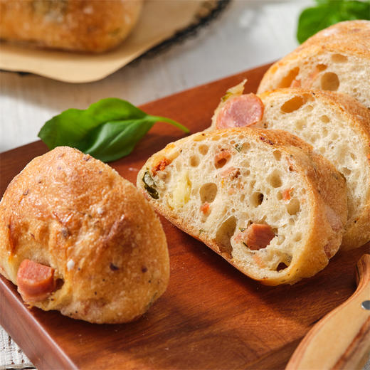 芝士火腿罗勒恰巴塔 Ciabatta with Cheese, Ham & Basil 商品图3