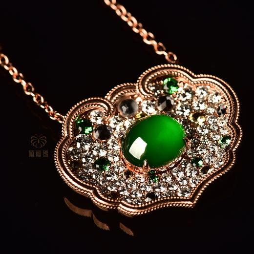 【如意万年】绿蛋如意项链XL12406061 商品图3