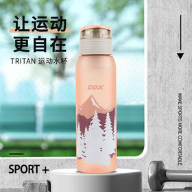GOX  运动水果杯  大容量水杯1000m