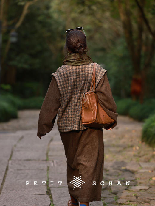 PETIT SCHAN小闪 BAG#014 Fledgling 初出茅庐 意大利进口头层植鞣牛皮高级感单肩公文包 商品图4
