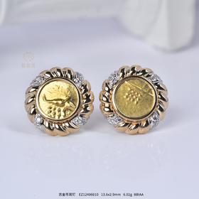 【护佑】古金币耳钉EZ12406010