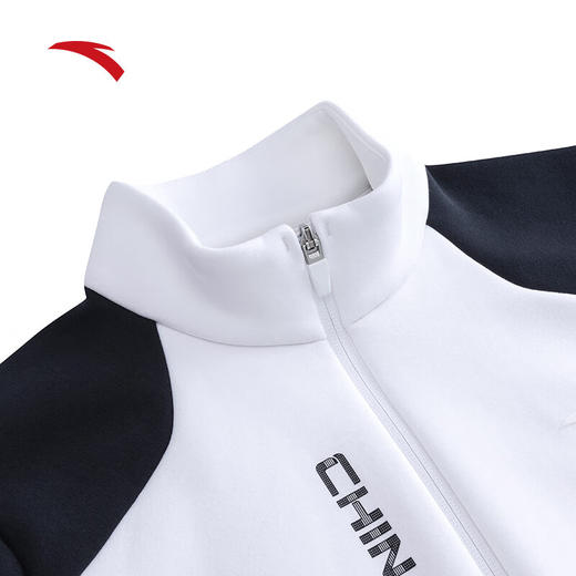 安踏加绒保暖外套 女士冬季新款针织开衫跑步运动服上衣162447714N 商品图2