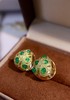 18K祖母绿耳环 1.2ct 商品缩略图4