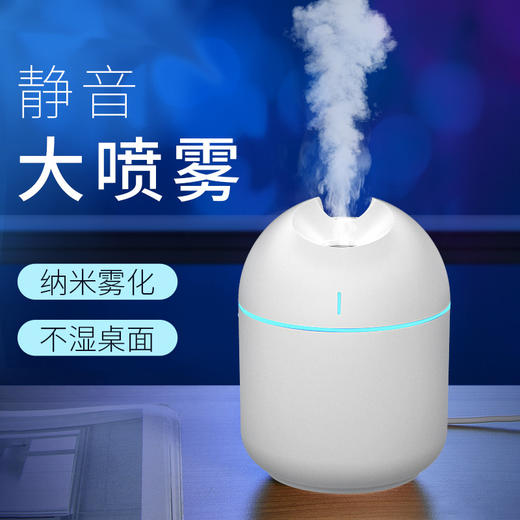 【深层补水！滋润肌肤】新款迷你加湿器家用大容量USB桌面办公车载静音大雾量加湿器。ry 商品图0