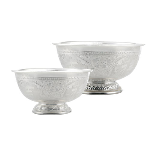 吉祥如意银碗 商品图0