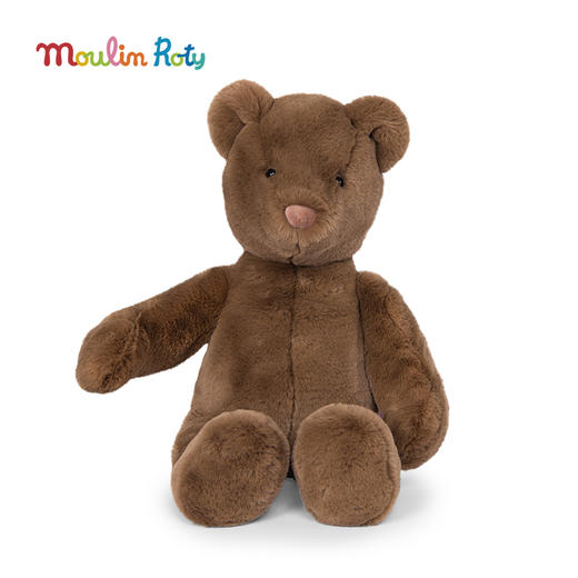 Moulin Roty 小熊阿瑟（奶油色）毛绒玩偶 适合0岁+ 柔软舒适 小兔&小熊系列 法国品牌-680025 商品图13