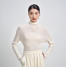 凯喜雅 胶囊高领长袖针织衫