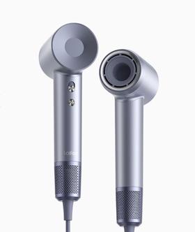 徕芬 吹风机家用 电吹风筒新一代家用大功率高速吹风机负离子 大风力速干低噪音吹风筒 莱芬便携无叶 LF03简白