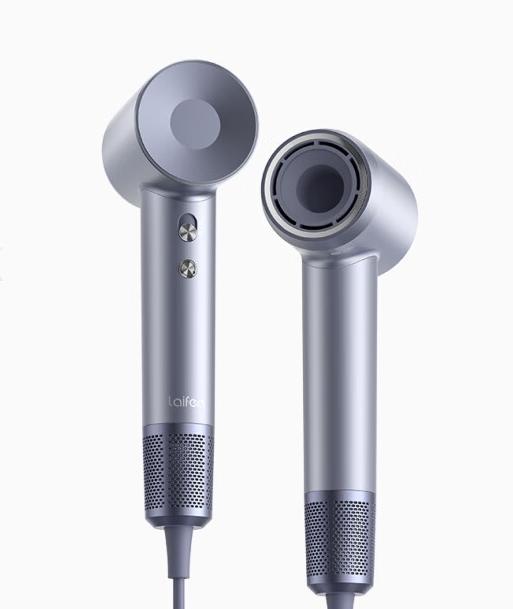 徕芬 吹风机家用 电吹风筒新一代家用大功率高速吹风机负离子 大风力速干低噪音吹风筒 莱芬便携无叶 LF03简白 商品图0