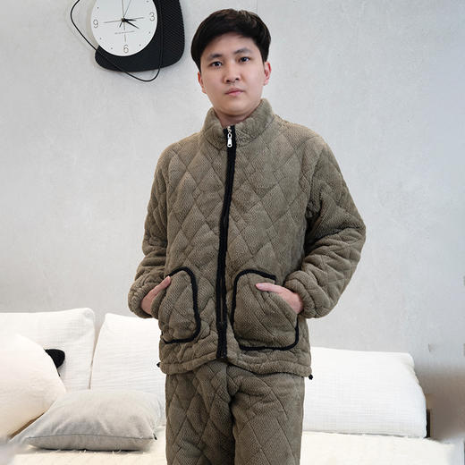【169元1套】男士夹棉开衫套装-2234228 商品图0