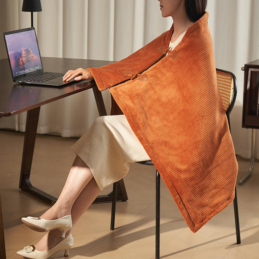 可水洗的暖身毯 居家办公披盖/护膝都可 亲肤厚实柔软 可弯曲折叠收纳 高温烘毯除螨 健康安全 走到哪儿披到哪儿 商品图3