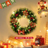 【圣诞藤条花环】圣诞装饰品花环花圈橱窗布置门挂滕条酒店场地布置圣诞花环。ry 商品缩略图3
