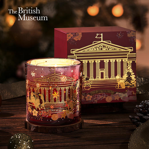 大英博物馆 圣诞系列果冻蜡烛香氛礼盒 雪境麋踪 商品图0