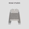ROMI STUDIO“温暖已至”美利奴绵羊毛混纺软糯条纹毛衫RW24WSG1079 商品缩略图0