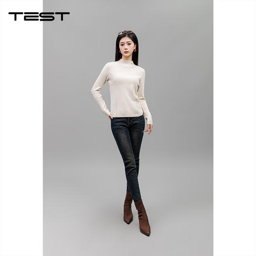 冬上新时尚修身显瘦显高百搭牛仔裤3244044 商品图3