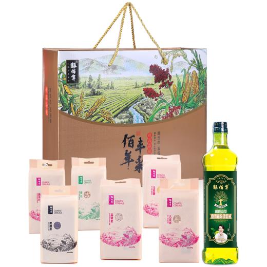粮佰年  佰年丰采加油杂粮礼盒2145g+500ml 商品图0