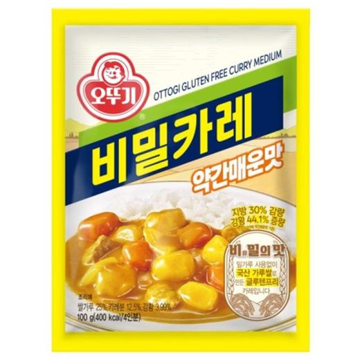 不倒翁秘密咖喱粉微辣味100g오뚜기 비밀카레 약간매운맛 商品图0