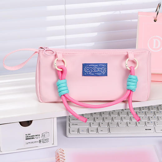 【INS风高颜值，大容量笔袋，多巴胺色系】女孩可爱铅笔盒 大容量高颜值男孩小学生文具盒 可手提中学生笔袋-QQ 商品图5