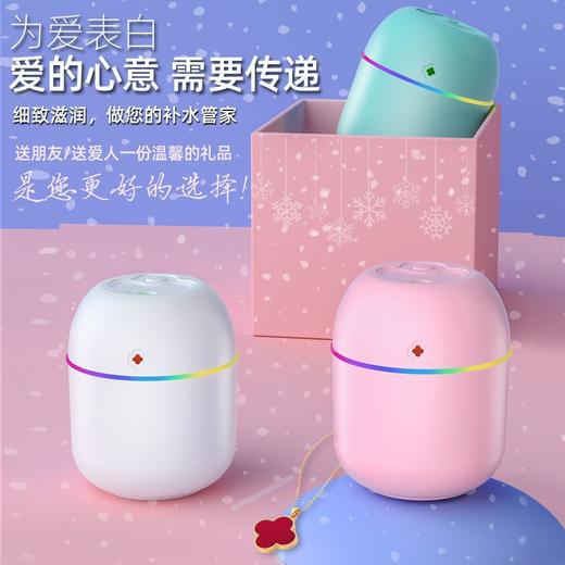 【是加湿器！更是幸运的艺术品】幸运草加湿器迷你usb车载家用桌面办公室香薰加湿器礼品。ry 商品图0