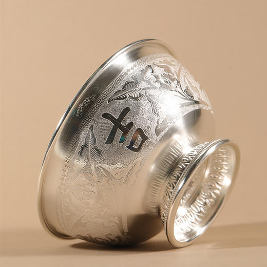 吉祥如意银碗 商品图1