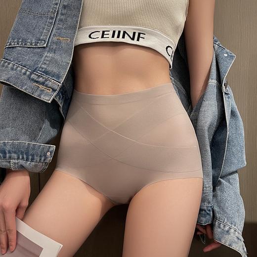 收腹裤强力收腹收小肚子塑身高腰三角裤冰丝无痕不卡档包臀内裤女 商品图3